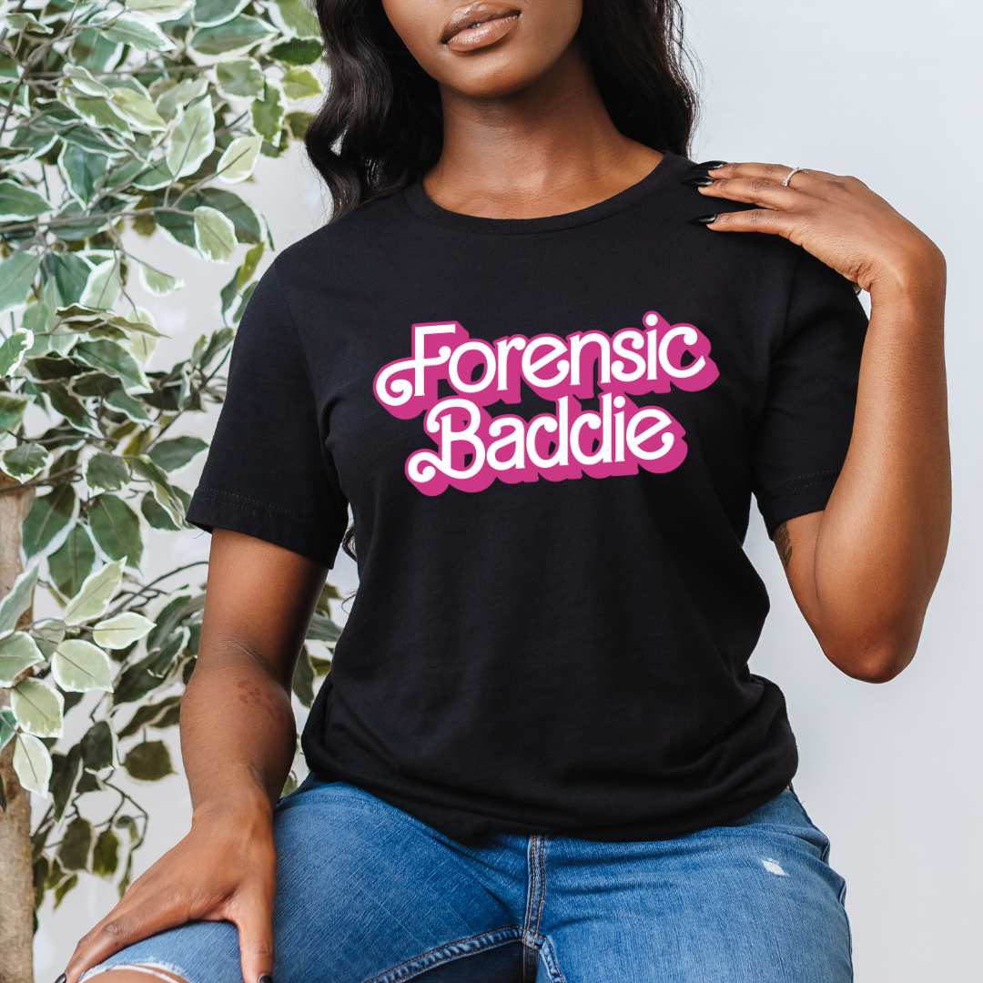Forensic Baddie Unisex Jersey Short Sleeve Tee