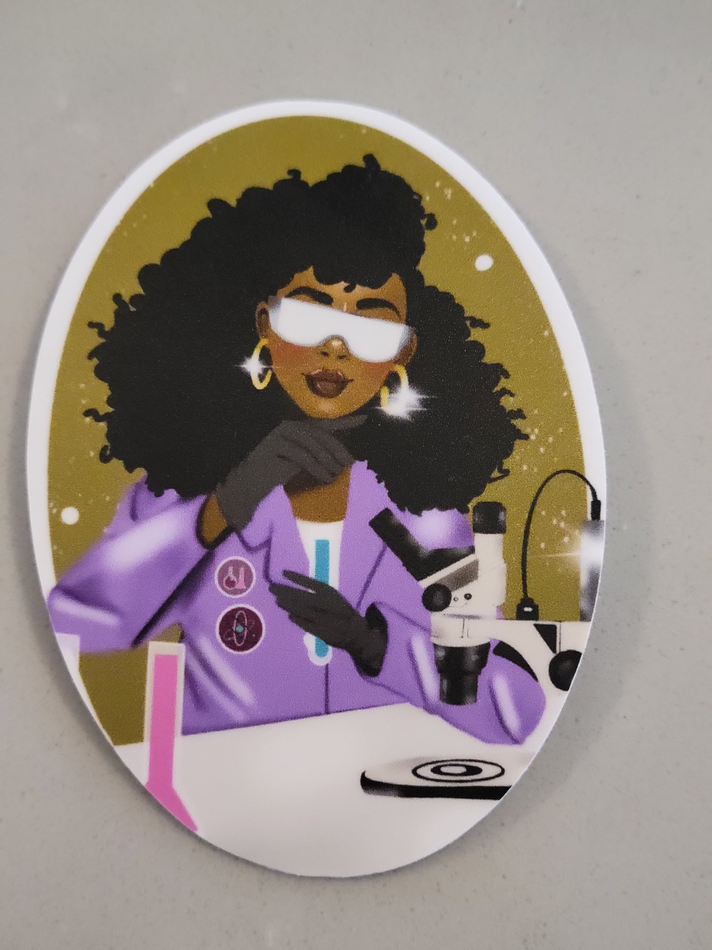 SCIENCE DIE CUT STICKERS