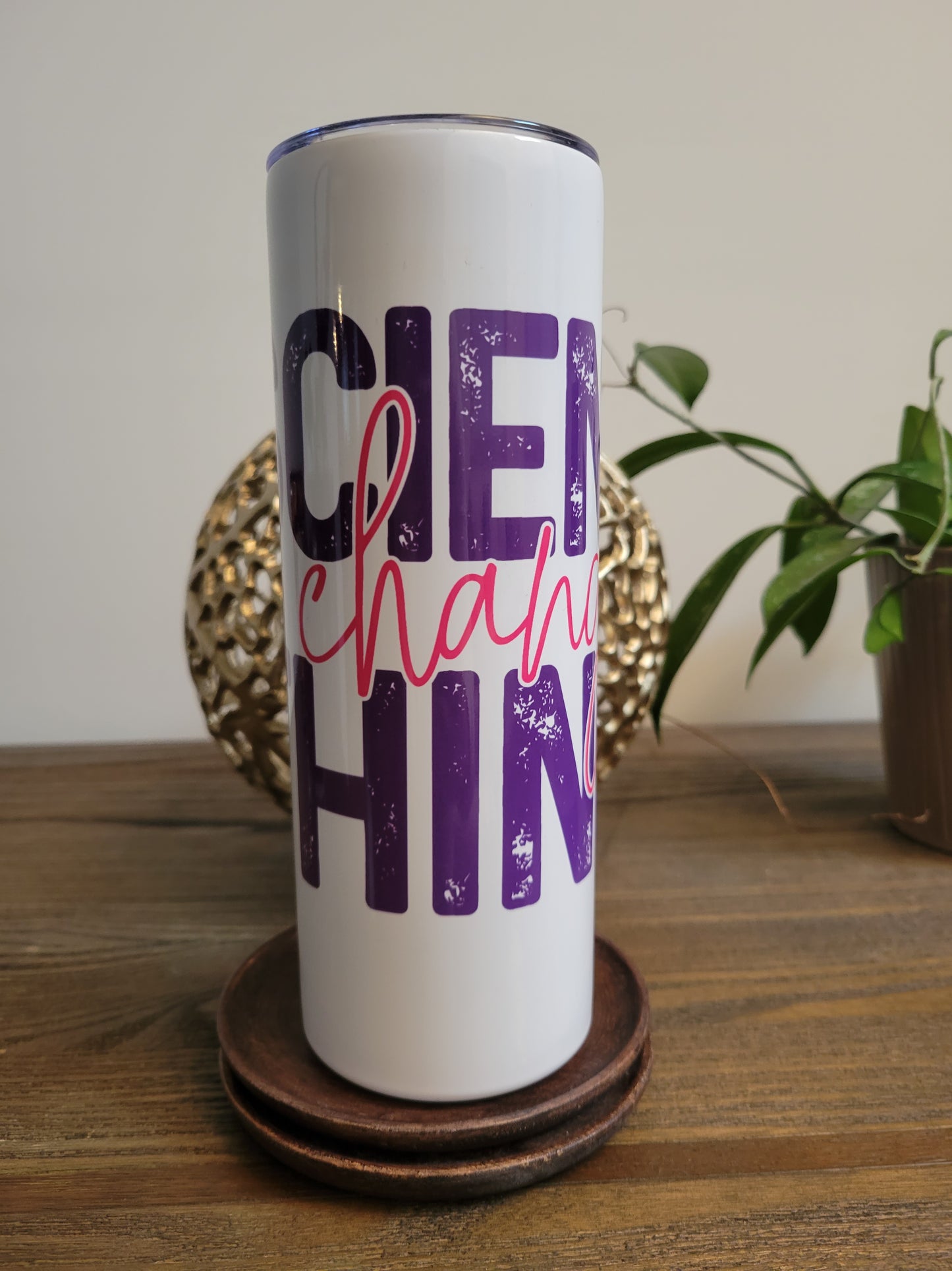 Science Changes Things Stainless Steel 20 oz Tumbler