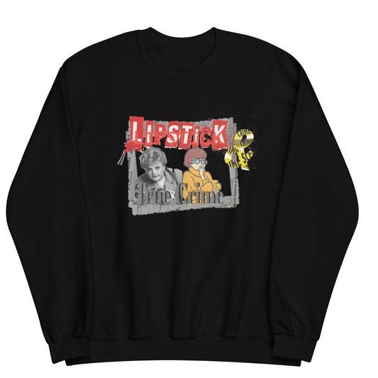 Lipstick and True Crime New Chapter-Unisex Crewneck Sweatshirt