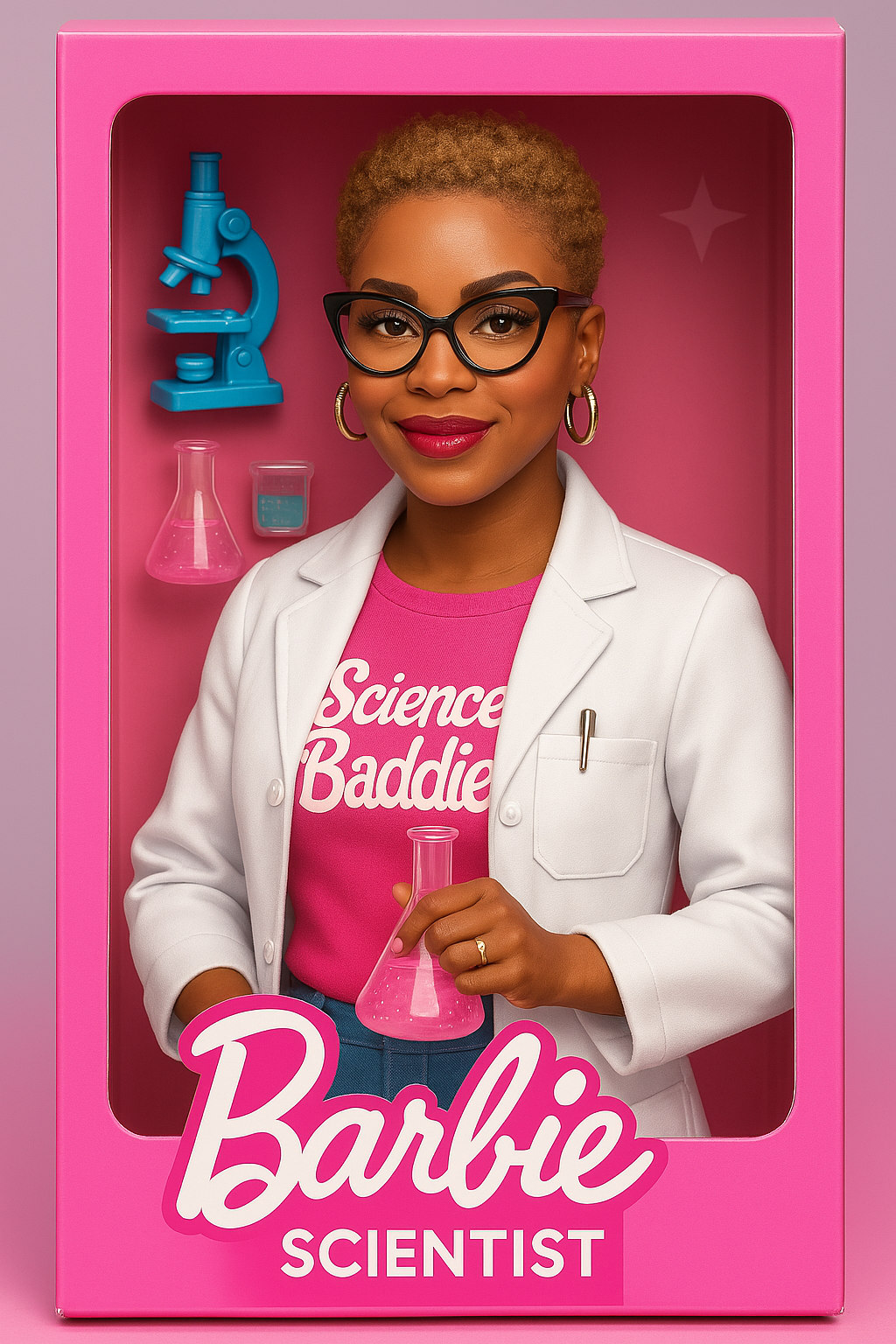 DIY “Science Baddie” Doll – Digital Design Downloadable PDF