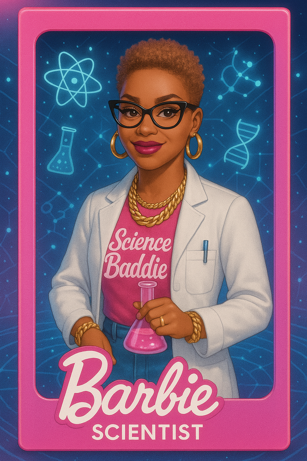 DIY “Science Baddie” Doll – Digital Design Downloadable PDF