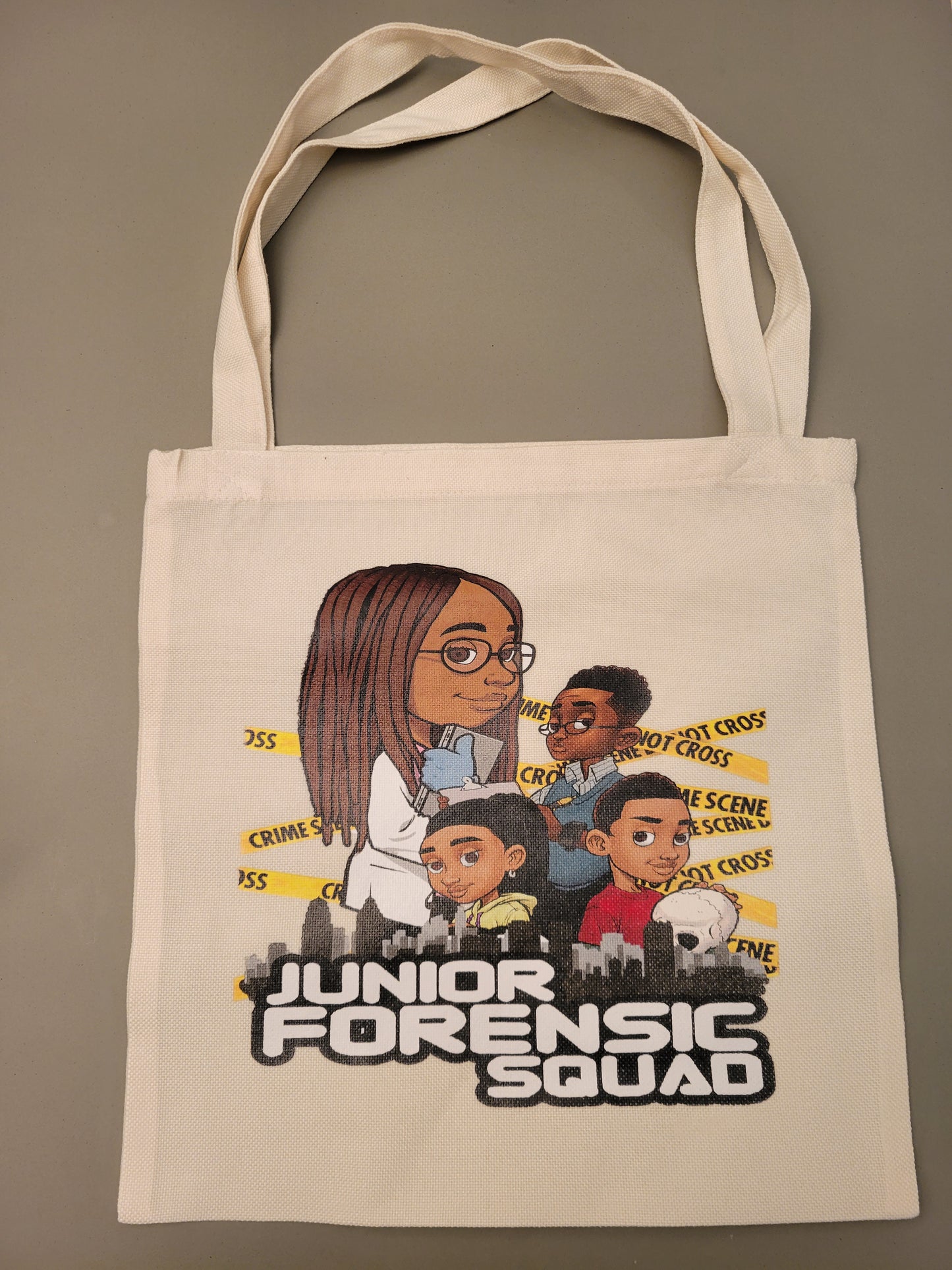Reusable Linen Science Tote Bag