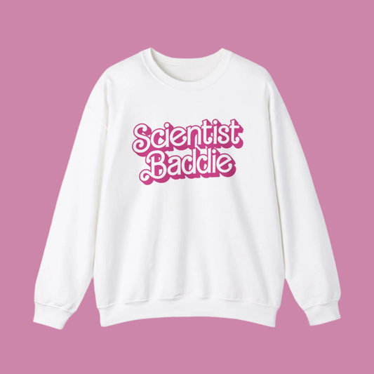 Scientist Baddie Sweatshirt - Unisex Heavy Blend Crewneck