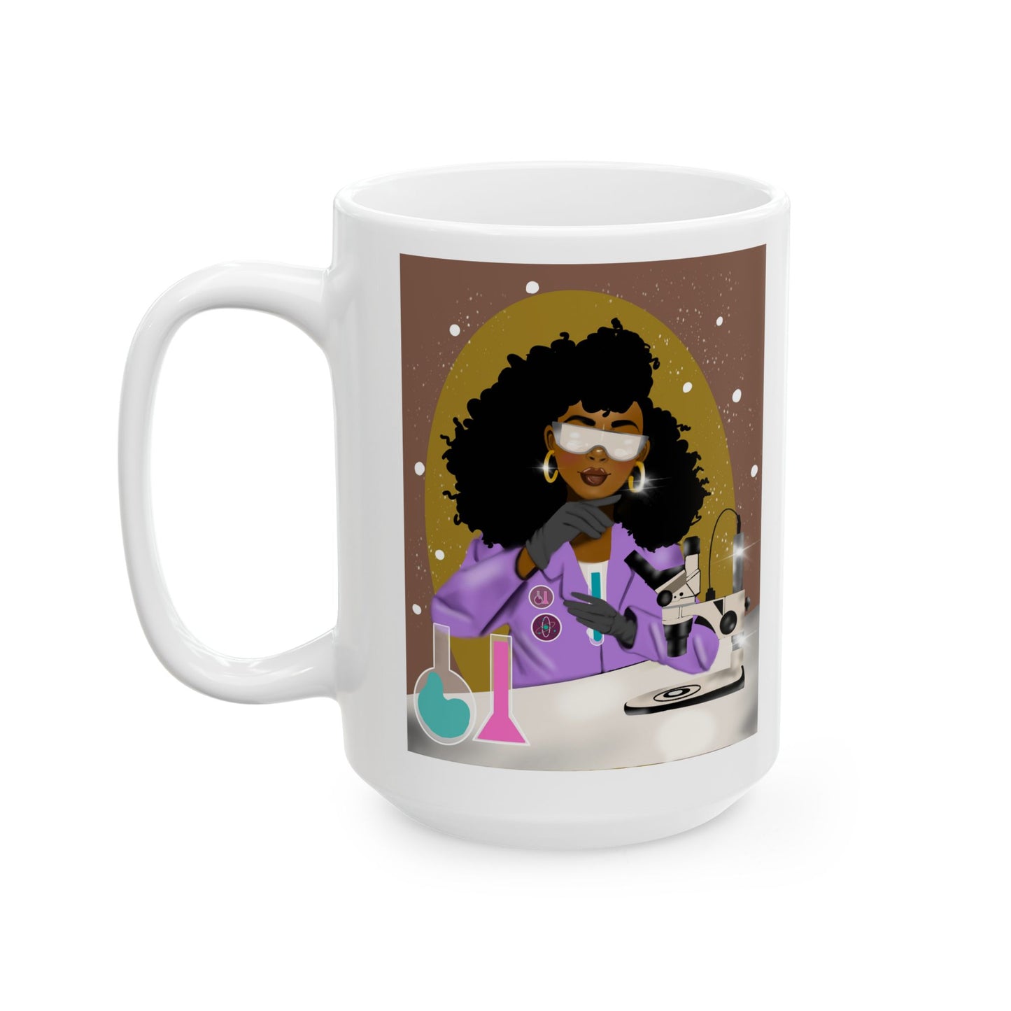 Sista Scientist Ceramic Mug, (11oz, 15oz)