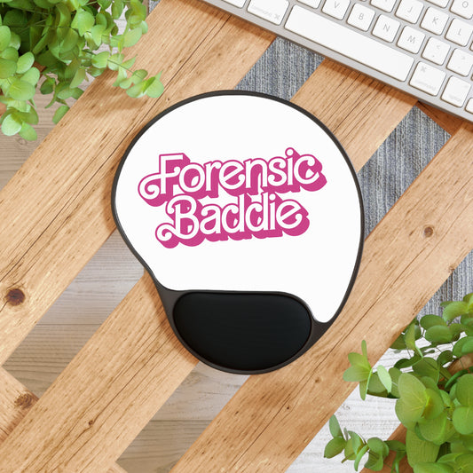 Forensic Baddie Mouse Pad With Wrist Rest