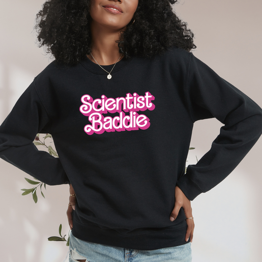 Scientist Baddie Unisex Crewneck Sweatshirt