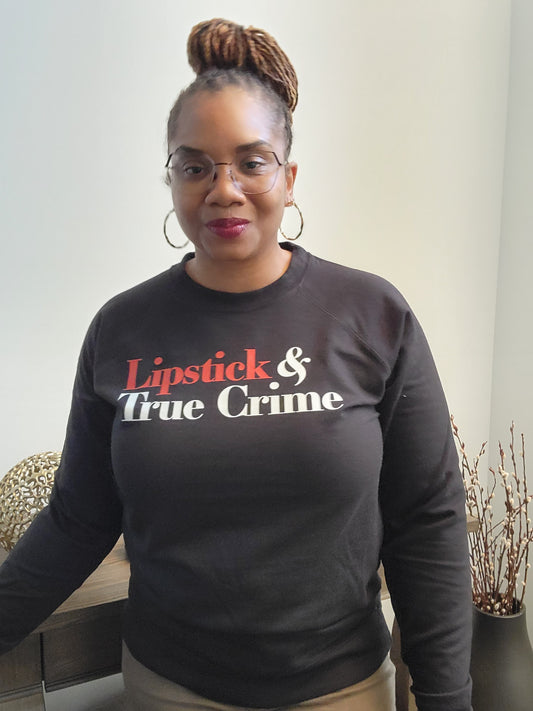 Lipstick & True Crime Unisex Midweight Sweatshirt