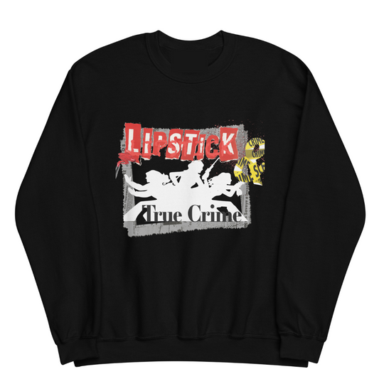 Lipstick and True Crime New Chapter-Unisex Crewneck Sweatshirt