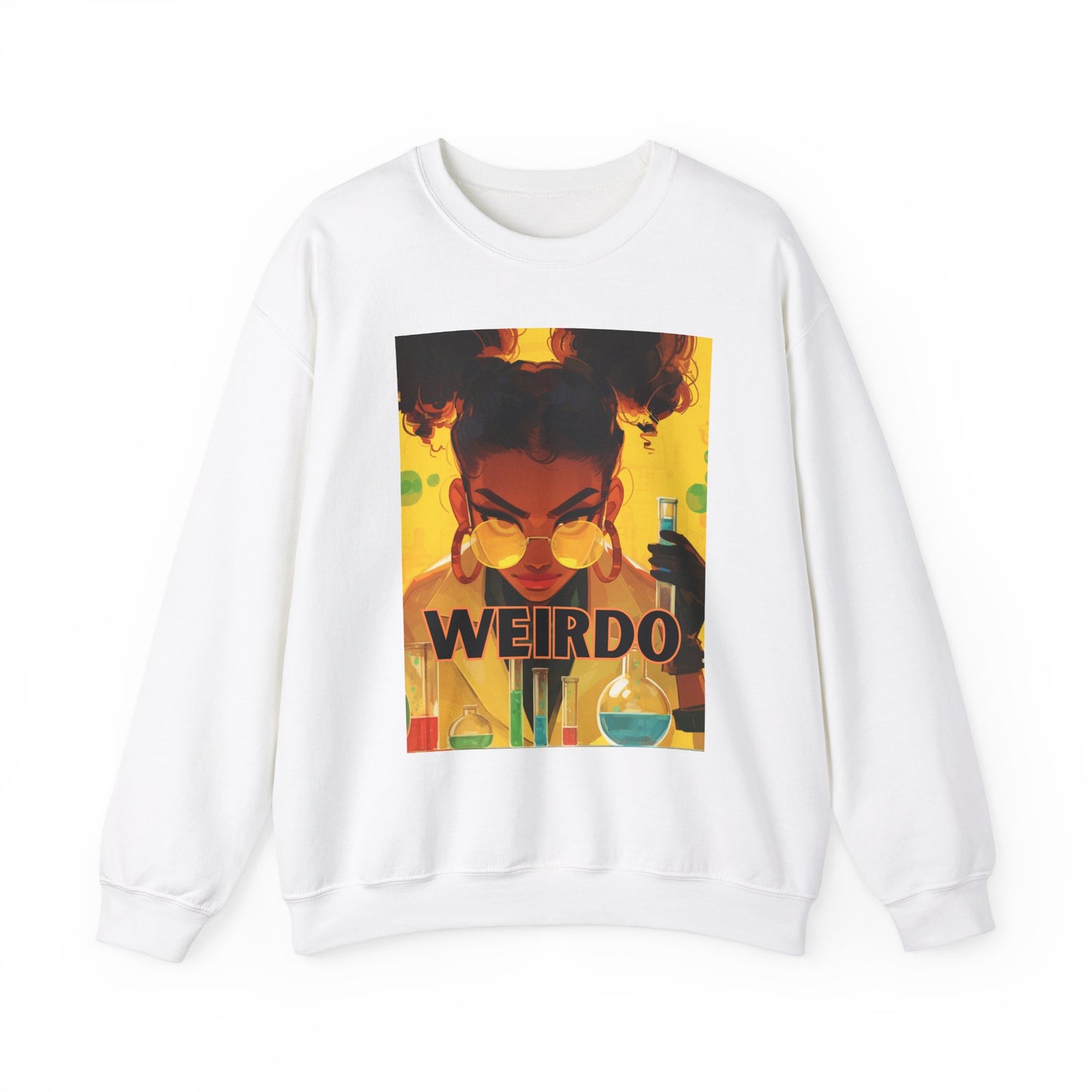 "Weirdo Scientist" Unisex Heavy Blend Crewneck Sweatshirt