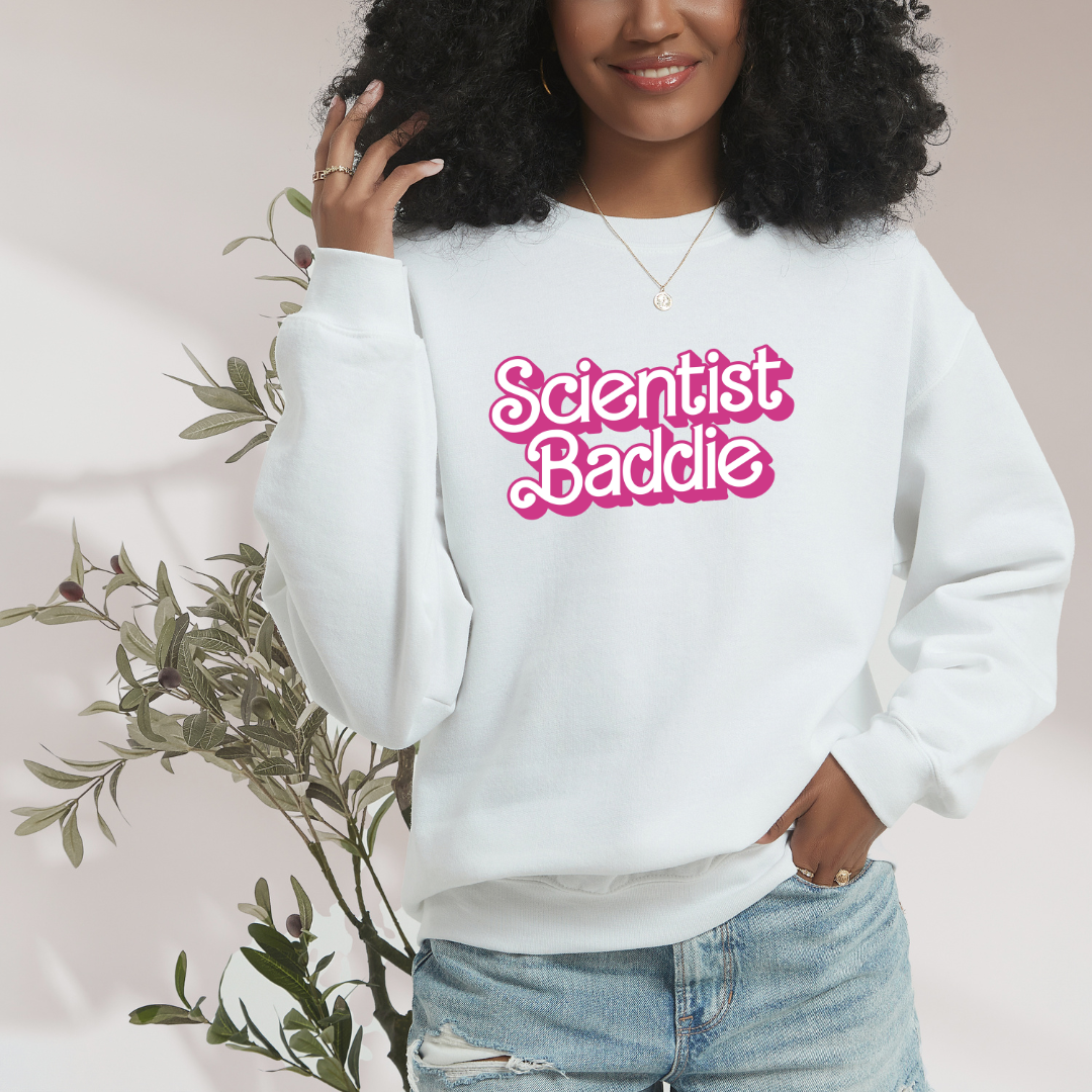 Scientist Baddie Unisex Crewneck Sweatshirt