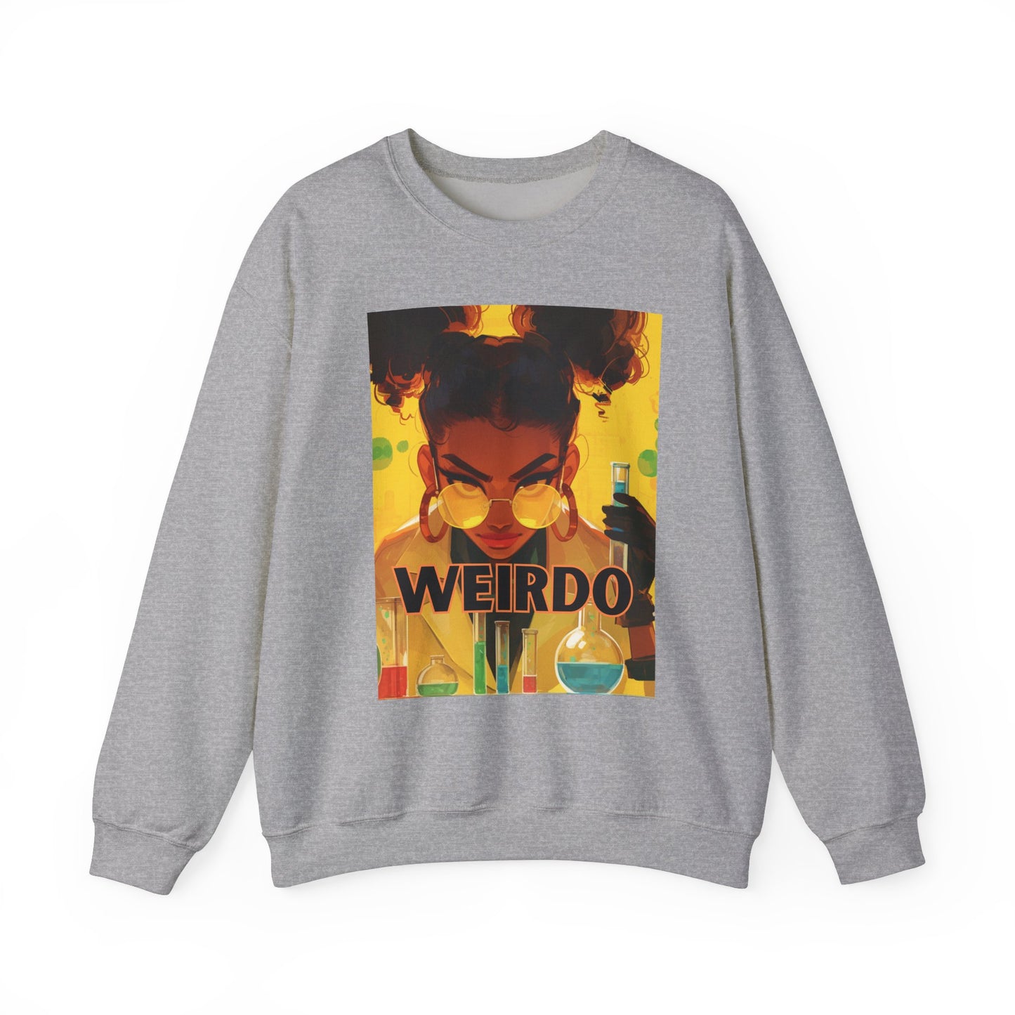 "Weirdo Scientist" Unisex Heavy Blend Crewneck Sweatshirt