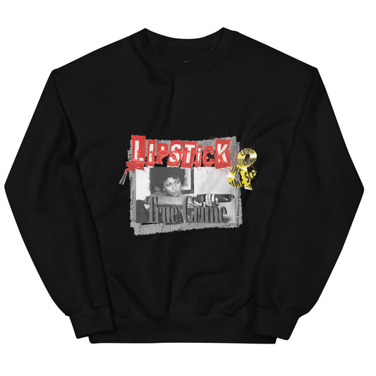 Lipstick and True Crime New Chapter-Unisex Crewneck Sweatshirt