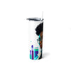 Trailblazing Scientist Skinny Steel Tumbler with Straw, 20oz