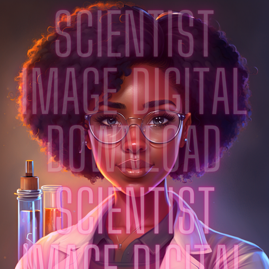 Scientist Image Digital Download